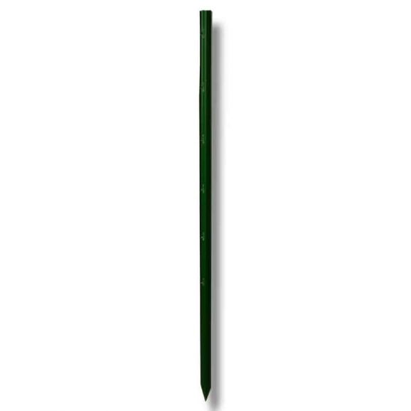 Stjärnprofilstolpe grön 115 cm slits/12cm