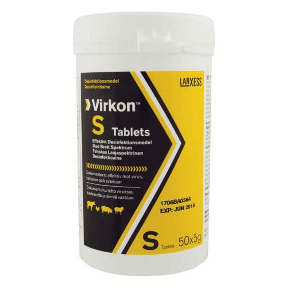 Desinfektionsmedel Virkon S tabletter 50 x 5 g