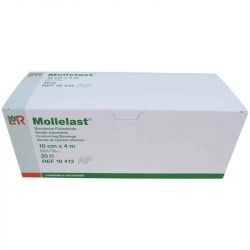 Mollelast elastisk gasbinda10cmx4m 20st/fp