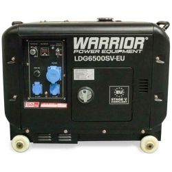 Dieselelverk 5500 Watt ATS 1-fas Warrior