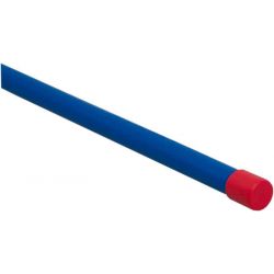 KEBAstolpen Blå/Röd knopp L=2000 mm