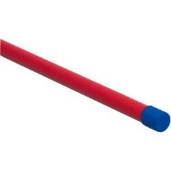 KEBAstolpen Röd/Blå knopp L=1500 mm