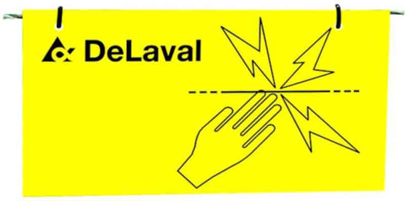 Läs mer om Varningsskylt 4-pack DeLaval