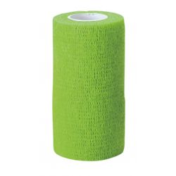 Självhäftande bandage 10cmx4,5m, grön
