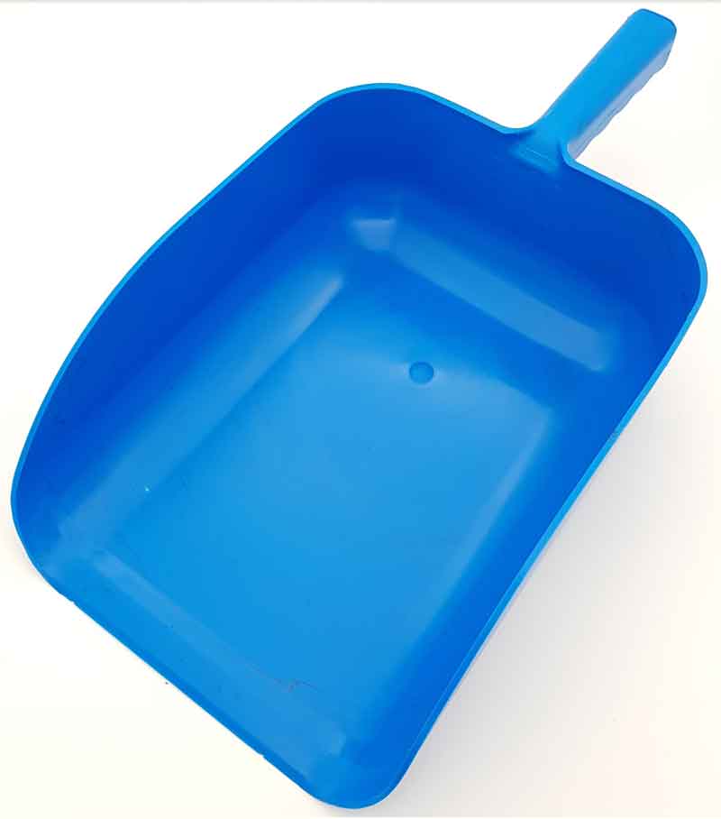 Läs mer om Foderskopa plast 3 liter blå