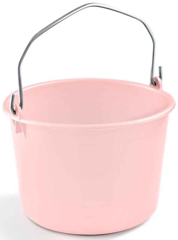 Trädgårdshink 17 liter rosa