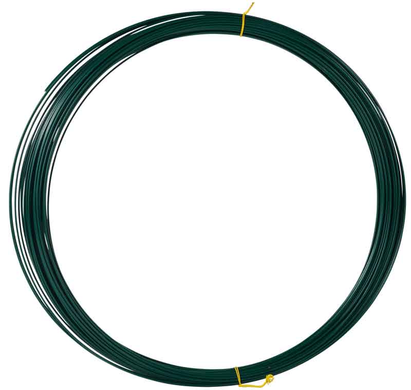 Läs mer om Stagtråd 3,5/4,0 Grön Plast 50 Meter