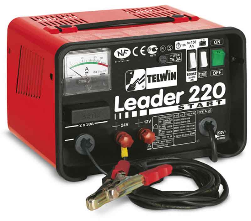 Läs mer om Batteriladdare Leader 220 12/24 V 230 V Telwin