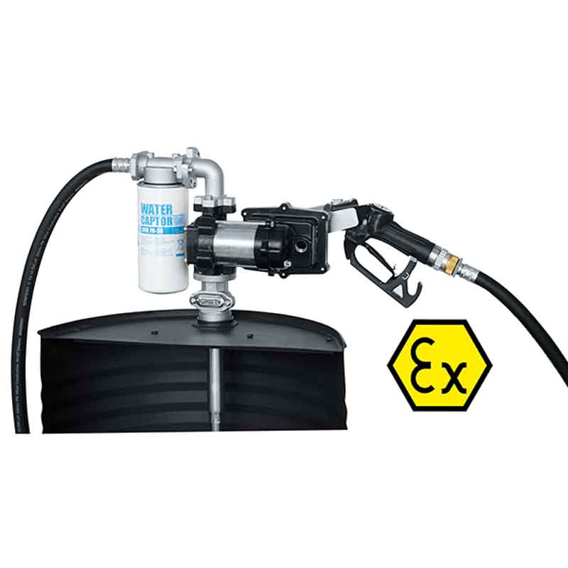 Läs mer om Drum EX50 12 V med automathandtag, filter & kabel