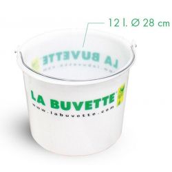 Hink 12 liter, 28 cm La Buvette
