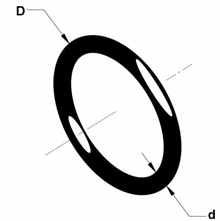 AP25 O-ring blå Teseo