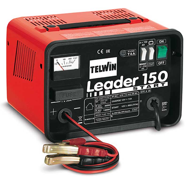 Läs mer om Batteriladdare Leader 150 start 12V Telwin