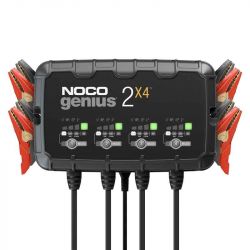 Noco Genius 2X4 Batteriladdare till 6V och 12V 8000mA (Wet, Gel, MF, CA, EFB, AGM,& Lithium-Ion)