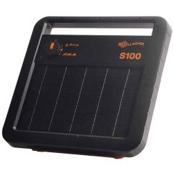 S100 solpanelsaggregat inkl batteri (12 V - 7,2 ah) Gallagher