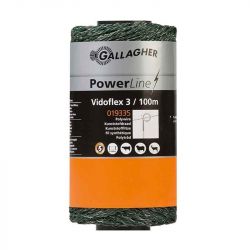 Stängseltråd Vidoflex 3 Powerline (grön, 100m) Gallagher