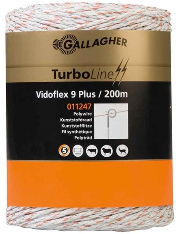 Läs mer om Stängseltråd Vidoflex 9 TurboLine Plus 3 mm.