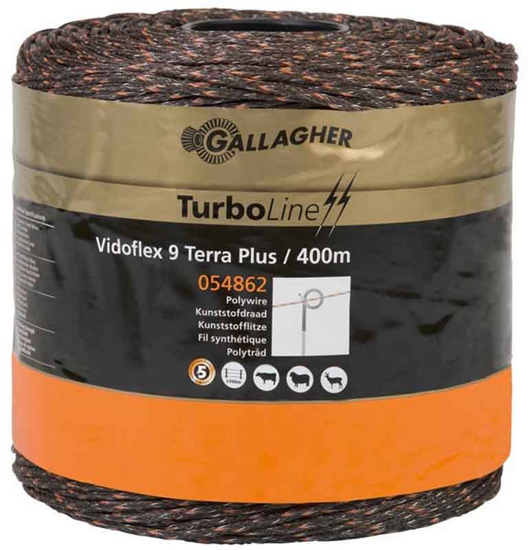 Läs mer om Stängseltråd Vidoflex 9 TurboLine Plus 3 mm.