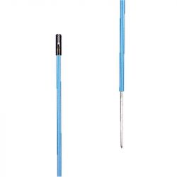 PVC-plaststolpe Blå, 0,85M + 0,20M Spets (10 st) Gallagher