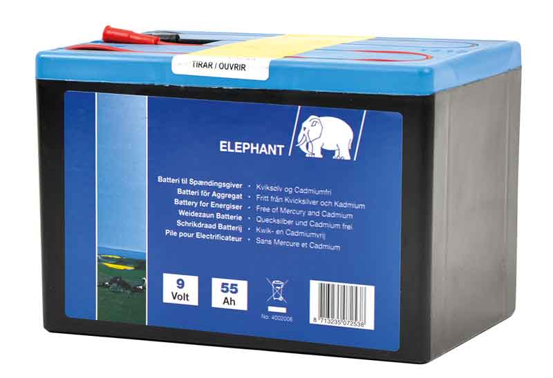Alkaline Batteri 9V/55A Elephant
