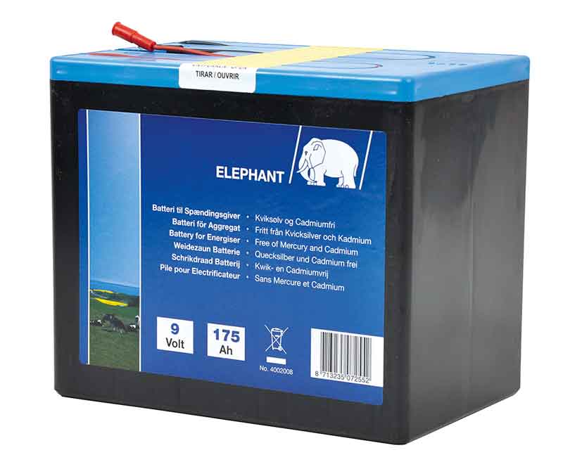 Alkaline Batteri 9V/175A Elephant