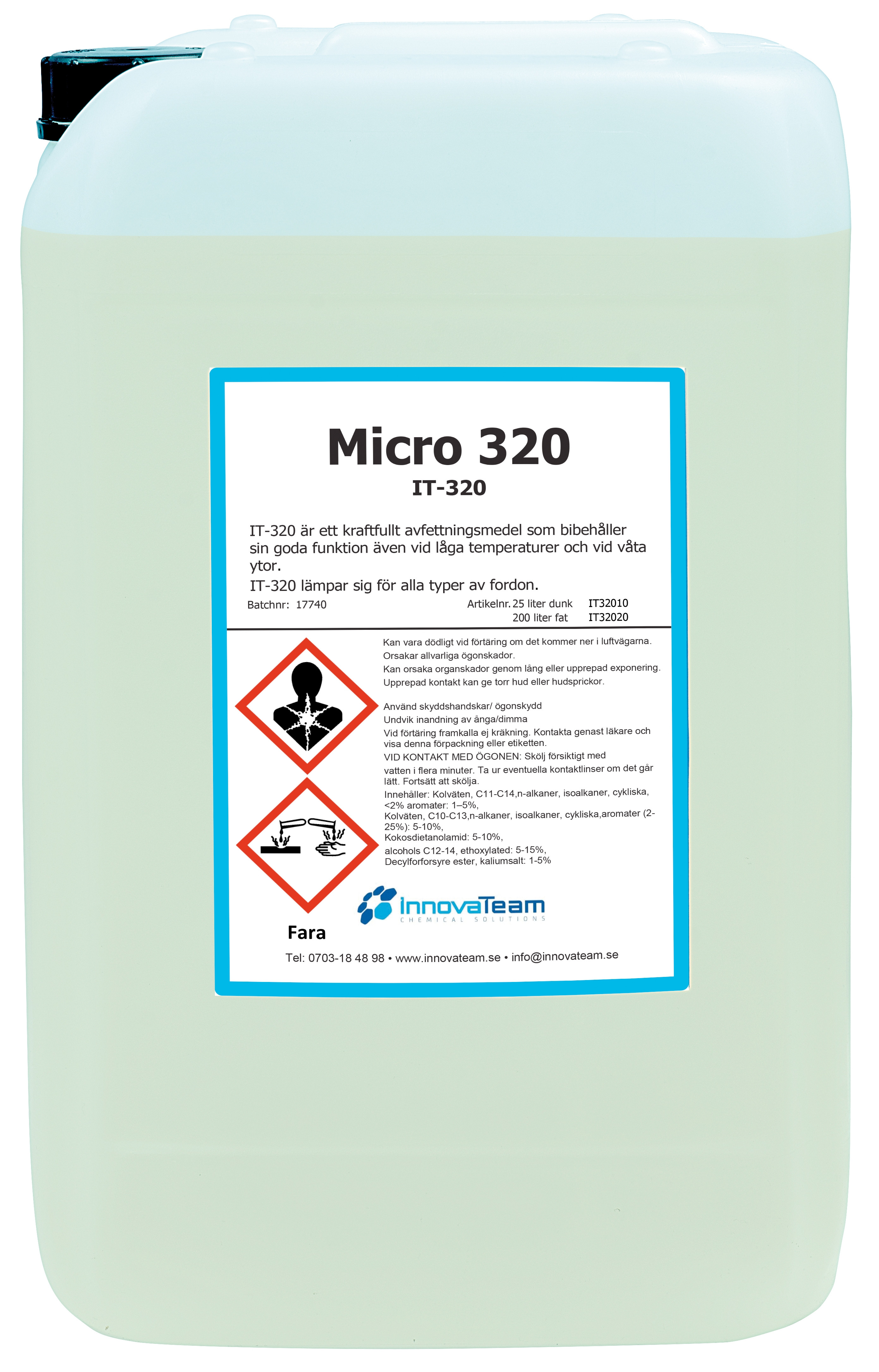 Läs mer om Microavfettning 320 25L