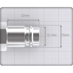 Nippel 10mm Slang Euro-Xl
